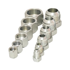 Hydraulique JIC 37 °   Kit de raccords et bouchons évasés 64 pièces en acier au carbone, ensemble d'outils de raccordement de flexibles hydrauliques métriques - Product Image 2
