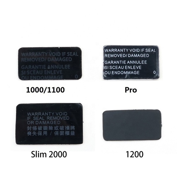 For PS4 Slim Console Label Sticker Housing Shell Cover Label Seals for PS4 2000 1000 1100 1200 Pro Tamper-Proof Label