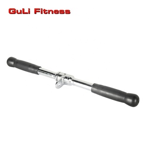 Vente en gros d'équipement de gymnastique Fixation de câble 20 "Machine Lat Tirez vers le bas la <span class=keywords><strong>barre</strong></span> droite solide avec support rotatif pour entraîneur de <span class=keywords><strong>triceps</strong></span> - Product Image 6