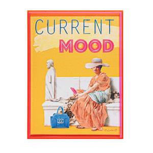 Tableau sur toile avec cadre acrylique rose 30x40cm épaisseur 5cm - Product Image 1