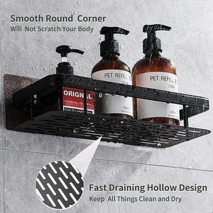 Luxus Home Kitchen Organized Adhesive Badezimmer Wandre gal Dusche Caddy Regale für Badezimmer, Toiletten regal Lagerung