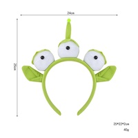 Fête Cosplay Costume cheveux accessoires bandeau pour Alien Costume femmes enfants et adultes Halloween bandeau Alien oreilles G25-448
