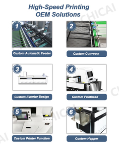 <span class=keywords><strong>Stampante</strong></span> Digitale <span class=keywords><strong>Inkjet</strong></span> <span class=keywords><strong>Multifunzione</strong></span> Completamente Automatica Chicai Nuova, Monopass ad Alta Velocità 40m/min 1200dpi per Scatole Pizza e Sacchetti in Tessuto Non Tessuto - Product Image 5