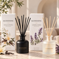 Diffuseur de parfum d'ambiance de luxe pour la maison, diffuseur de parfum aux fruits en bouteille de verre, huile essentielle parfumée pour chambre à coucher, diffuseur à bâtonnets