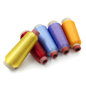 ด้ายโลหะประกายด้ายโลหะสีทองเงิน Lurex สำหรับกำไลตกแต่งเสื้อผ้า - Product Image 3