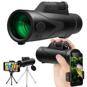 12x50 High Definition Monocular Telescope With Phone Adapter For Bird Watching And Outdoor Use - Product Image 1