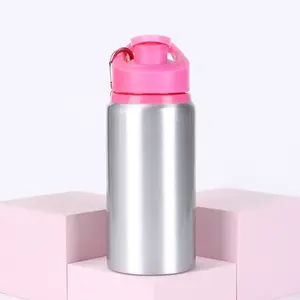 Decore sua própria garrafa de água com adesivos 500 ML DIY BPA Free Aluminum Drinking Kids Water Bottle Craft Kit para menina