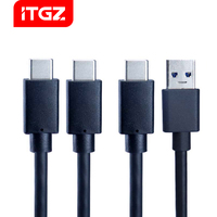 Câble de données USB-A ITGZ 60W 3A en PVC, charge rapide PD, cuivre pur, garantie 12 mois, type-C pour ordinateur