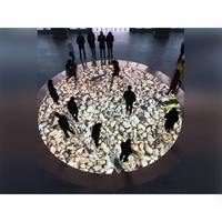 Водонепроницаемая плитка светодиодный экран для танцпола интерактивный дисплей P3.9 P6.2 уличный светодиодный видео настенный светодиодный светодиод 2 года полноцветный ABXLED