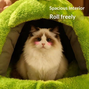 Cama para Gatos con Forma de Monstruo, Universal para las Cuatro Estaciones, Cerrada, Segura, Cálida para el Invierno, Ecológica - Product Image 2