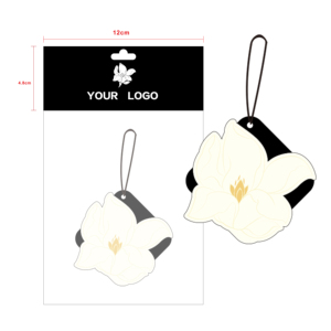Penyegar Udara Mobil Logo Kustom Semua Aroma Penyegar Klip Diffuser Parfum Kertas Terbuat dari Kertas Katun Produk Aromaterapi Pir - Product Image 5