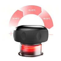 Appareil de thérapie par ventouses sous vide électrique intelligent personnel rechargeable Appareil de thérapie par lumière rouge portable