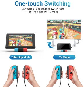 Station de charge <span class=keywords><strong>TV</strong></span> Nintendo <span class=keywords><strong>Switch</strong></span> 1080P HD 4K - Adaptateur compatible USB 3.0 Port 60W USB-C Hub Station de charge rapide en stock - Product Image 5