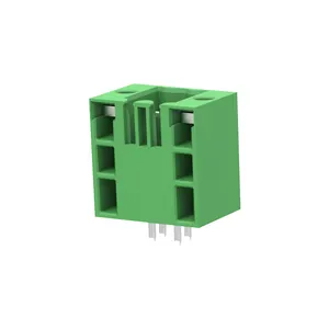 KF15EDGVHDM Pluggable Terminal Block/Right Angle Male Double Level 3.5mm Pitch Connector Open Side Terminal Block with Nuts