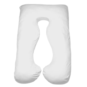 Oreiller de corps <span class=keywords><strong>360</strong></span> ° Oreiller de grossesse en forme de U de luxe Remplissage de gel de refroidissement déchiqueté Conception ergonomique Lavable à double face - Product Image 6