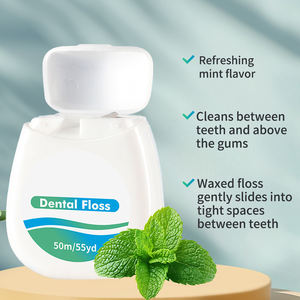 Özelleştirilmiş 50m renkli ipi meyve naylon Conut Polyester akıllı ipi aromalı Vegan mumlu genişleyen diş ipi - Product Image 3