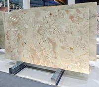 PAIA STONE Marbre Breccia Quattro Stagioni Poli de Luxe Beige Naturel Italien Grande Dalle pour Cuisine, Salle de Bain, Villa, Évier et Plan de Travail
