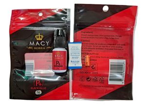 Pegamento negro para pestañas, adhesivo de secado rápido de larga duración, no tóxico, de visón - Product Image 4