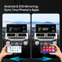 Reproductor de coche Android 13 DE 12,3 pulgadas para Toyota 4Runner 2009-2022 sistema Multimedia estéreo de coche Carplay Android Auto Pantalla de Radios de coche