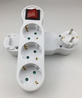 Adaptateur de voyage international européen COKYI GZBK-01/03 (prise électrique) 3 prises avec mise à la terre CE 250V 16A Couleur personnalisable