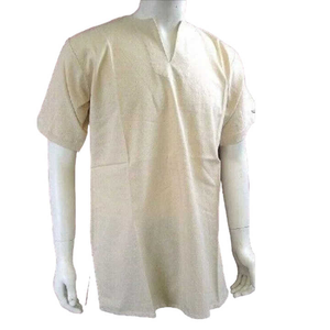 Túnica Medieval de Algodón para Adultos Manga Larga Cuello Redondo Rojo Floral para Recreaciones Históricas Fiestas Temáticas Ferias Medievales - Product Image 1