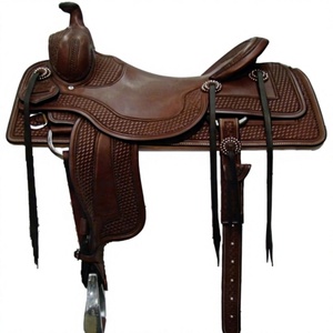 Silla de Montar Inglesa de Cuero Marrón de Diseño Sólido y Duradero BS International con Estructura de Madera y Herrajes SUS304 Ecológicos - Product Image 2