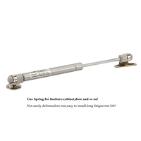 SINGSAM Vérin à gaz en acier durable pour porte d'armoire, lit, rangement, résistant à la rouille et aux intempéries, tige de maintien ouvert