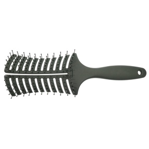 Poignée de revêtement en caoutchouc de marque privée, Long et épais, en Nylon, trou de ventilation, brosse à cheveux, barbe à cheveux incurvée - Product Image 6