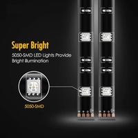 6 PCS LED Dream Color Neon Chasing Bande lumineuse à LED pour moto Lumière LED pour moto