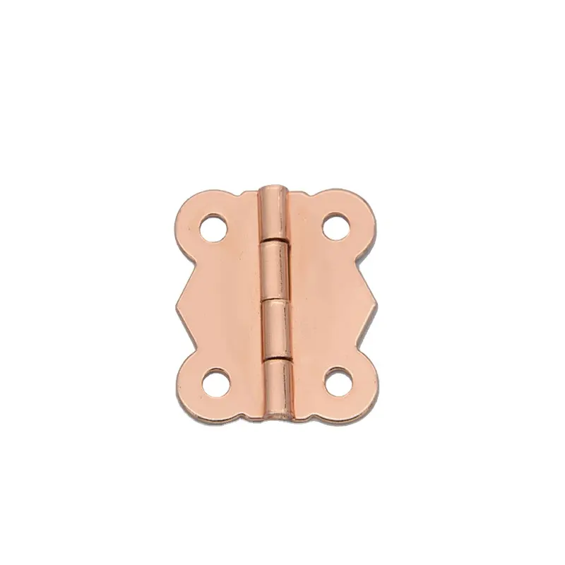 FAYSHING 금속 작은 보석 상자 힌지 부드러운 닫기 도구 케이스 나비 힌지 FS5010