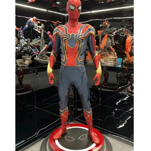 Statue d'extérieur Spiderman grandeur nature en fibre de verre, sculpture de super-héros Marvel, vente chaude OEM - Product Image 2