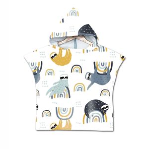 CHEER Free – serviettes <span class=keywords><strong>de</strong></span> <span class=keywords><strong>bain</strong></span> à capuche pour enfants, imprimé personnalisé, serviettes <span class=keywords><strong>de</strong></span> plage pour enfants - Product Image 1