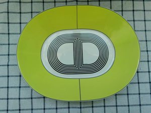 Gran oferta, conjunto de restaurante de siete colores de lujo nórdico, plato de cerámica de pasarela ovalado con caja de regalo - Product Image 5