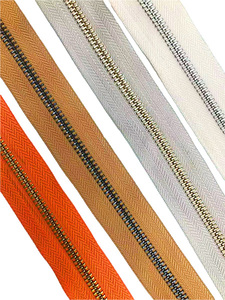 <span class=keywords><strong>Fermeture</strong></span> éclair séparatrice personnalisée Hengda, à <span class=keywords><strong>double</strong></span> sens, 6 pouces, en ruban poly # 5 fermetures éclair argentées à ouverture bidirectionnelle - Product Image 5