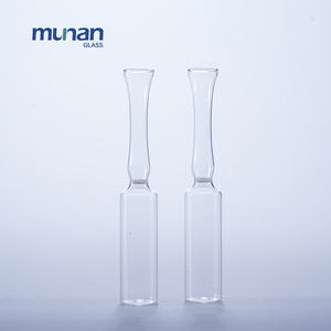 Munan Neutral Borosilicato Ampolla de vidrio ámbar transparente Bandeja de 1ml botellas de vidrio ampolla farmacéutica - Product Image 3