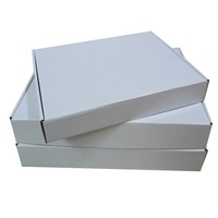 Carton de papier recyclé personnalisé, emballage de vêtements de couleur, boîtes de courrier ondulées pour sous-vêtements, boîte de carton ondulé pliable pour avion