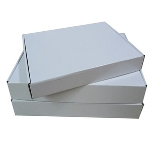Carton de papier recyclé personnalisé, emballage de vêtements de couleur, boîtes de courrier ondulées pour sous-vêtements, boîte de carton ondulé pliable pour avion - Product Image 4