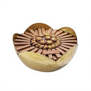 Luxury Metal <b>Chocolate</b> Bowl Round Shape Handmade Sweet Bowl Classic Stylish Fancy metal <b>Chocolate</b> Bowl - Product Image 1