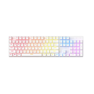 New OEM Customizable Spanish Arabic French 104 Keys Led Gaming Keyboard Office Computer Laptop Black Switch Mechanical 104 Keys - Product Image 3