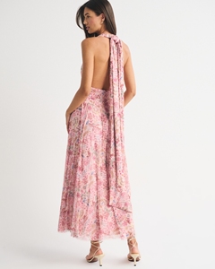 Robe Formelle Plissée à Col Croisé et Taille Froncée en V Profond pour Femme, Modèle Décontracté Populaire Personnalisé LEDUO - Product Image 2