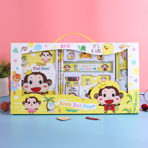 Set <span class=keywords><strong>de</strong></span> Regalo para el Día del Niño, Set <span class=keywords><strong>de</strong></span> Papelería Kawaii con Borrador, Regla, Lápiz, Estuche, Sacapuntas y Libro, Útiles <span class=keywords><strong>Escolares</strong></span> - Product Image 2