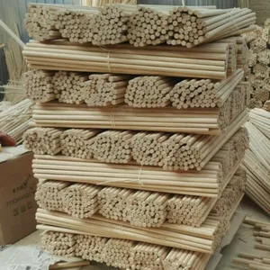 Si Bo Rui Holz Bois Madera Wood Crafts High Quality Wooden Round Shape Dowel Antique Imitation Crafts Rods And Sticks