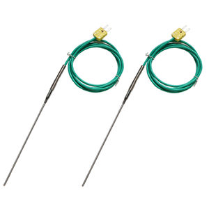 سلك حراري 100 مصفح من النوع K-tcouple مسبار حراري عالي المقاومة للحرارة من السيليكون المطاطي الناعم - Product Image 1