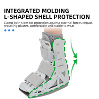Botte de marche gonflable en gros, botte de marche à coque rigide pour la cheville avec sangles réglables pour la thérapie de réadaptation
