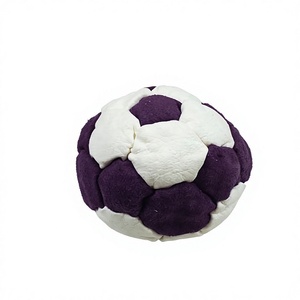 OEM Wholesale Mini Sports Style Footbags <b>Hacky</b> <b>Sacks</b> Custom Logo Printed 2 Two Color 32 Panel Footbag For Hot Sale - Product Image 1