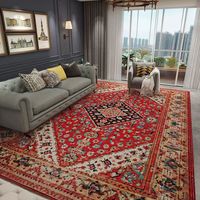 2025 Custom Modern Abstract Pattern Non-Slip Low Pile Machine-Made Polyester PVC-Coated Backing 4mm Thick Carpet Rugs Home Use