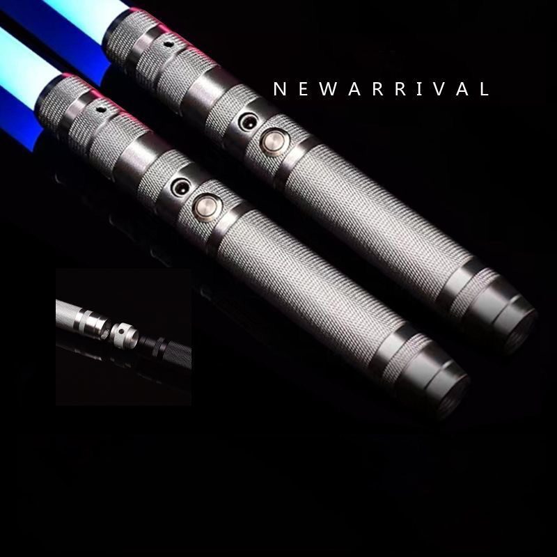 Silver/ Two Light Saber