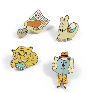Broches et badges décoratifs en alliage de zinc 2D/3D avec logo personnalisé, à la mode, avec émail doux et dur - Product Image 2