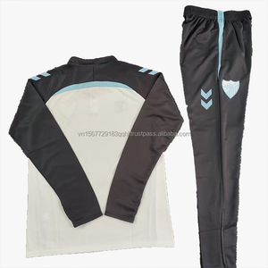 ชุดกีฬาฟุตบอลแขนยาวแบบมีซิปครึ่งตัว ดีไซน์โดดเด่น สำหรับผู้ใหญ่ ฤดูกาลใหม่ 2026  สามารถปรับแต่งโลโก้ได้ - Product Image 3