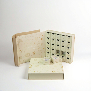 Tùy chỉnh 2mm Giấy Hộp Quà Tặng đếm ngược lịch tái chế vật liệu cho sinh nhật bất ngờ công ty sự kiện nến đẹp - Product Image 1